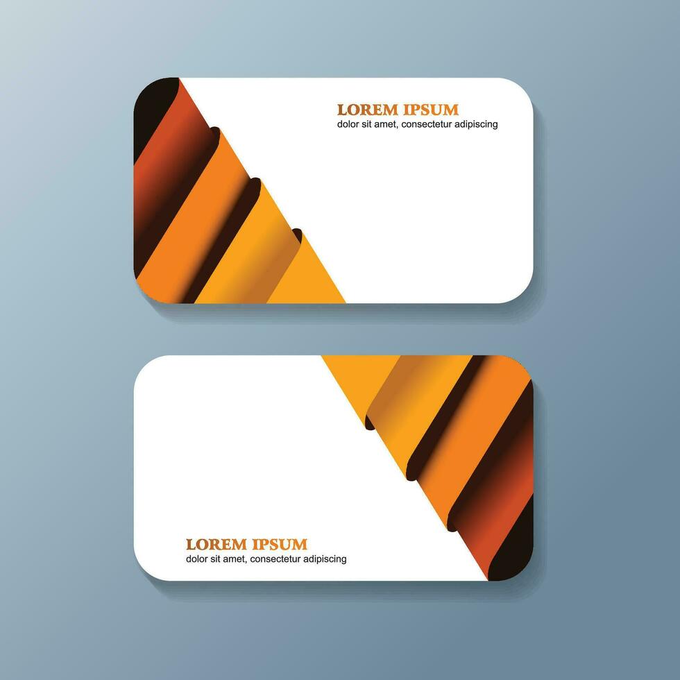 Business Card Design Template Free Vector