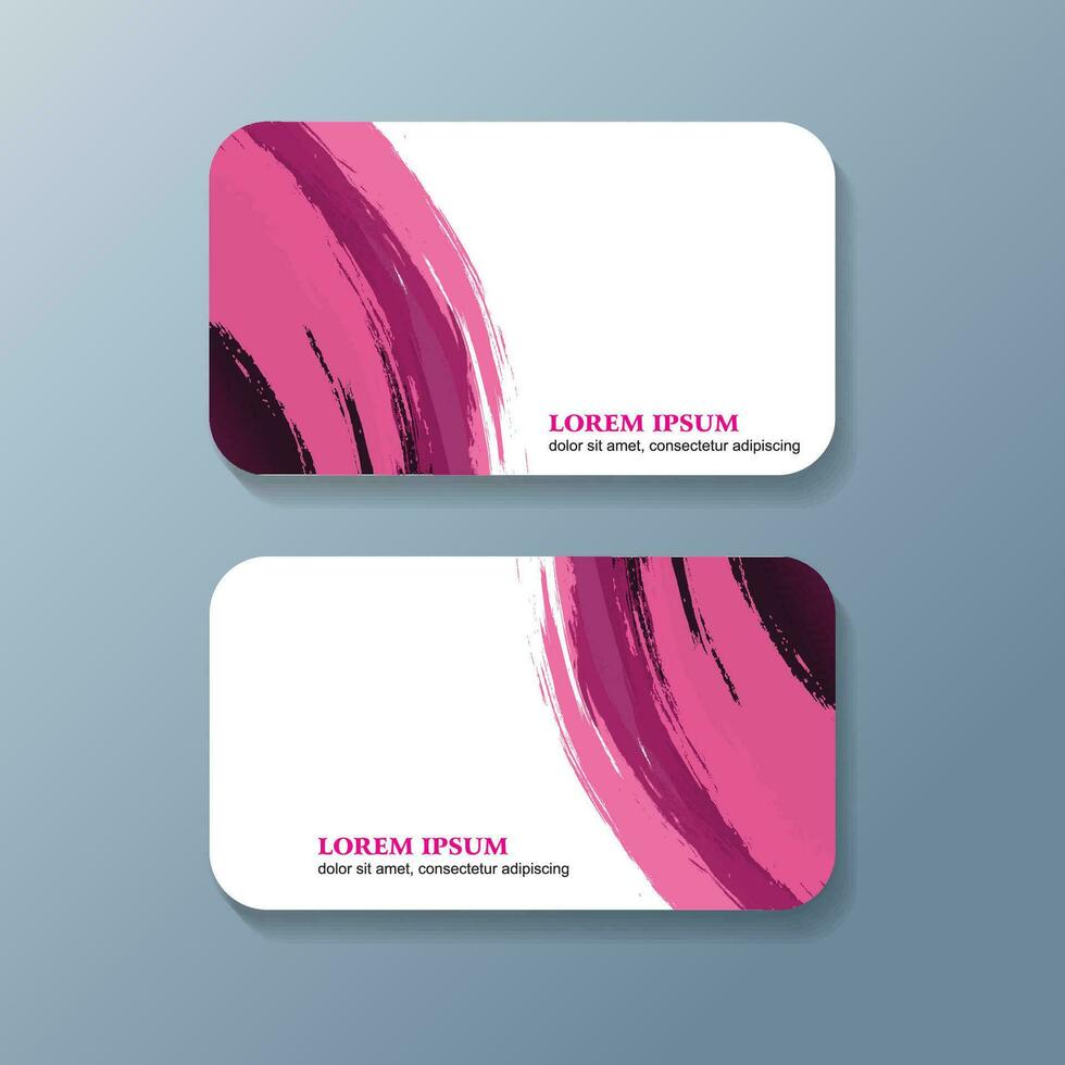 Modern Creative And Clean Business Card Design Template, Visiting Card vector