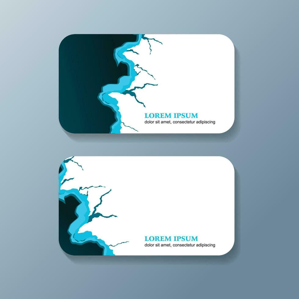 Modern Creative And Clean Business Card Design Template, Visiting Card vector