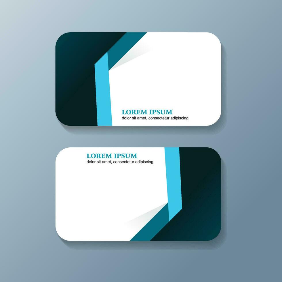Modern Creative And Clean Business Card Design Template, Visiting Card vector