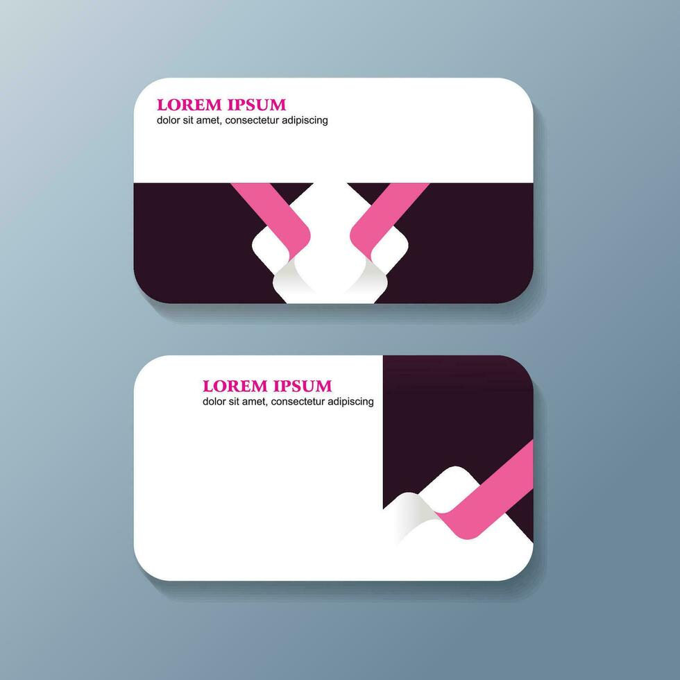 Modern Creative And Clean Business Card Design Template, Visiting Card vector