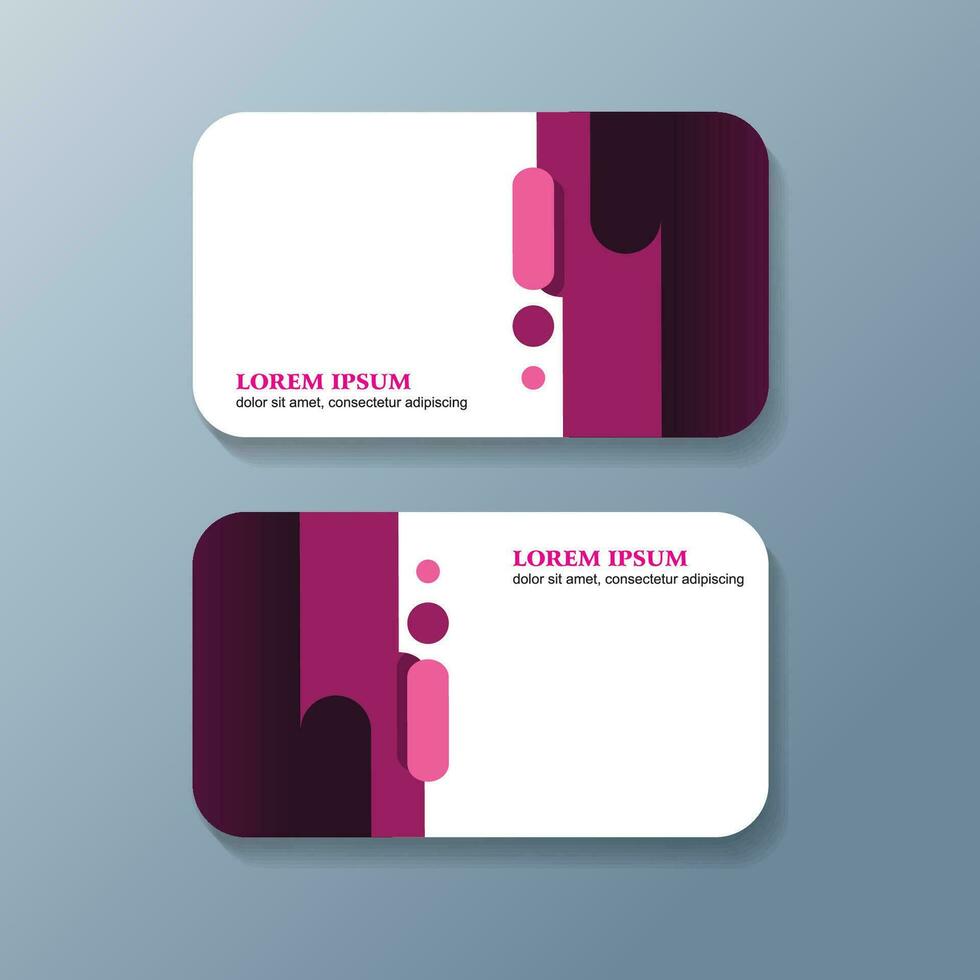 Modern Creative And Clean Business Card Design Template, Visiting Card vector