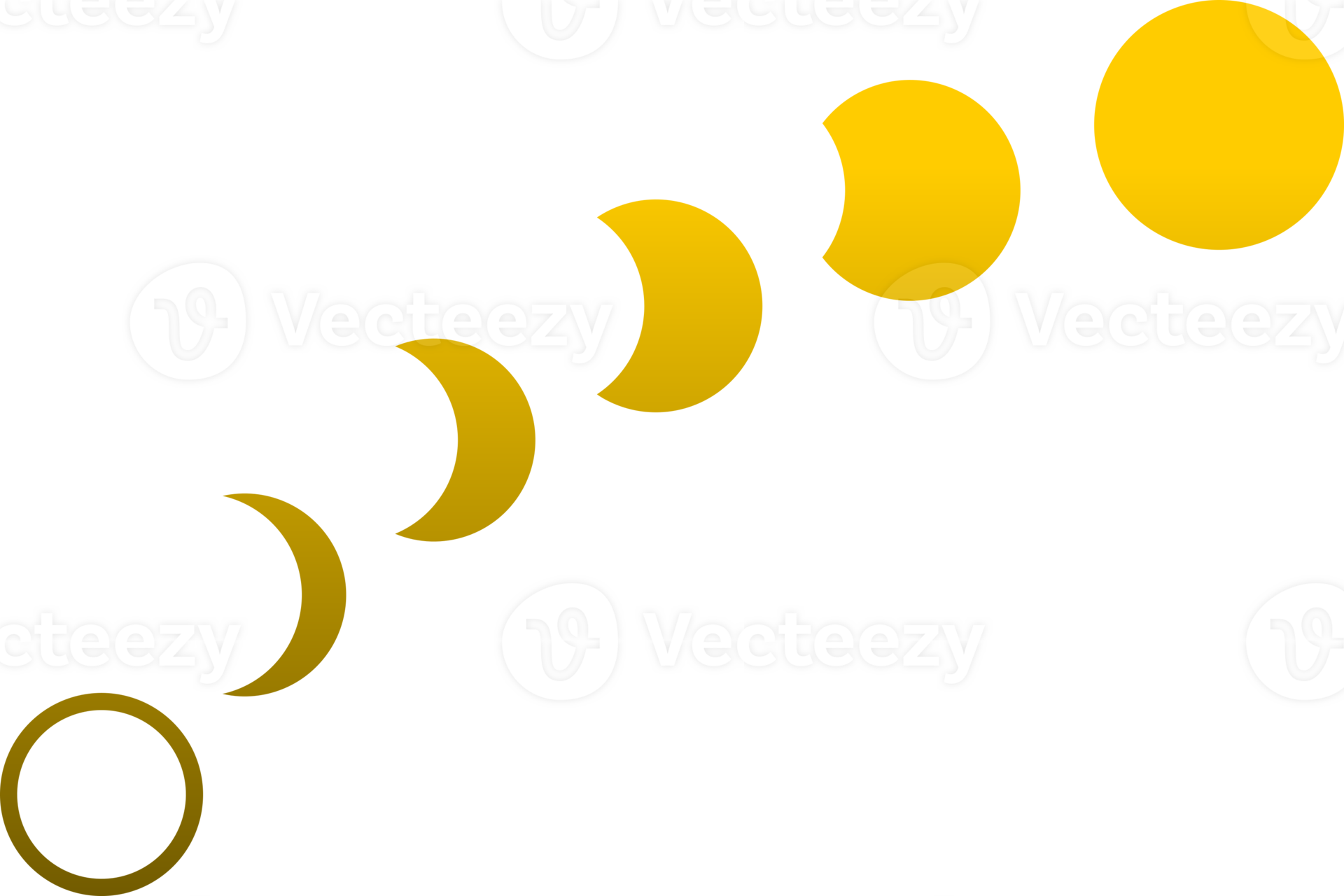 moon different phases or lunar phase waxing and waning magic mysterious boho 27388245 PNG