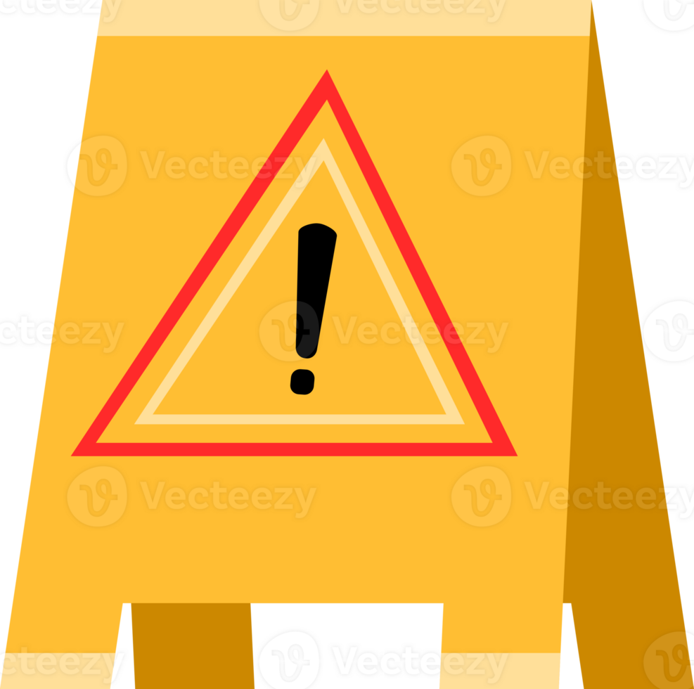 Yellow exclamation warning sign 27388250 PNG