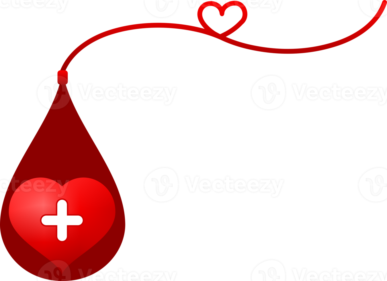 red heart in blood donation transfusion png