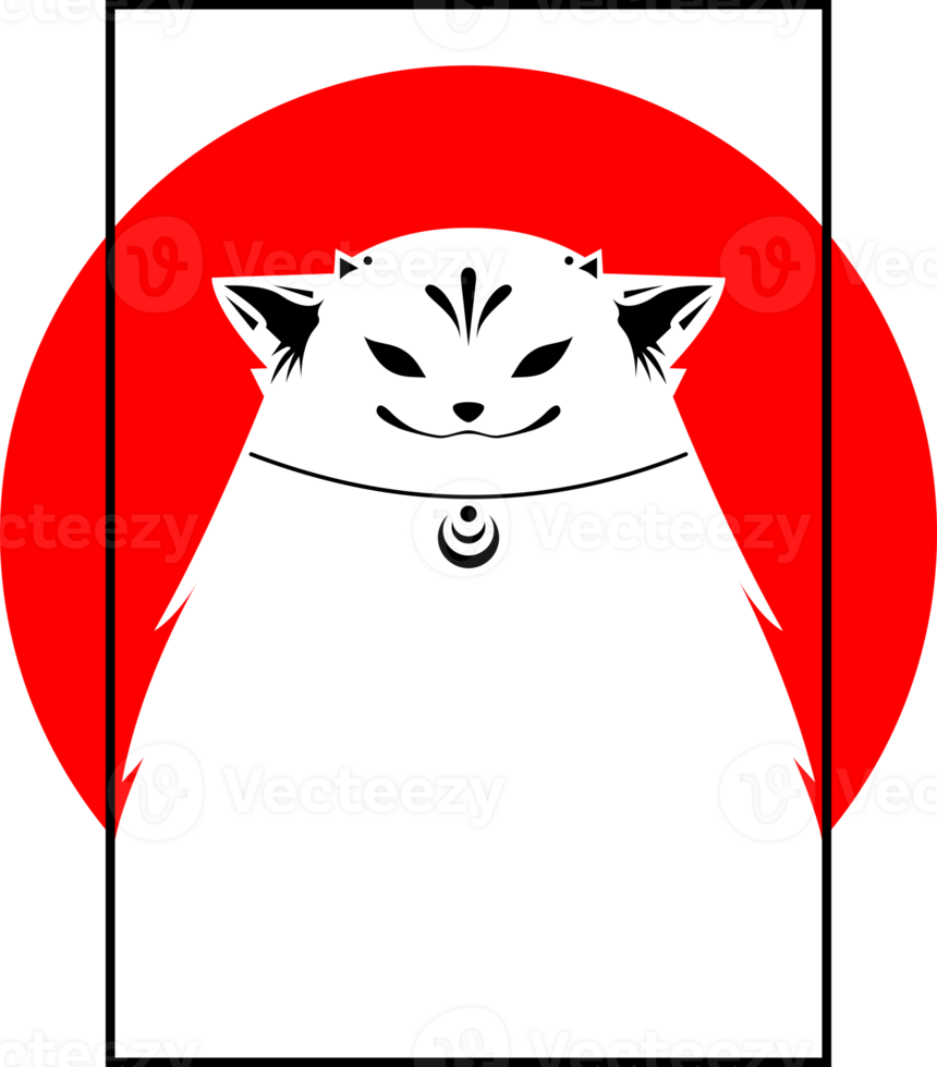 kitsune Raposa animê japonês estilo png