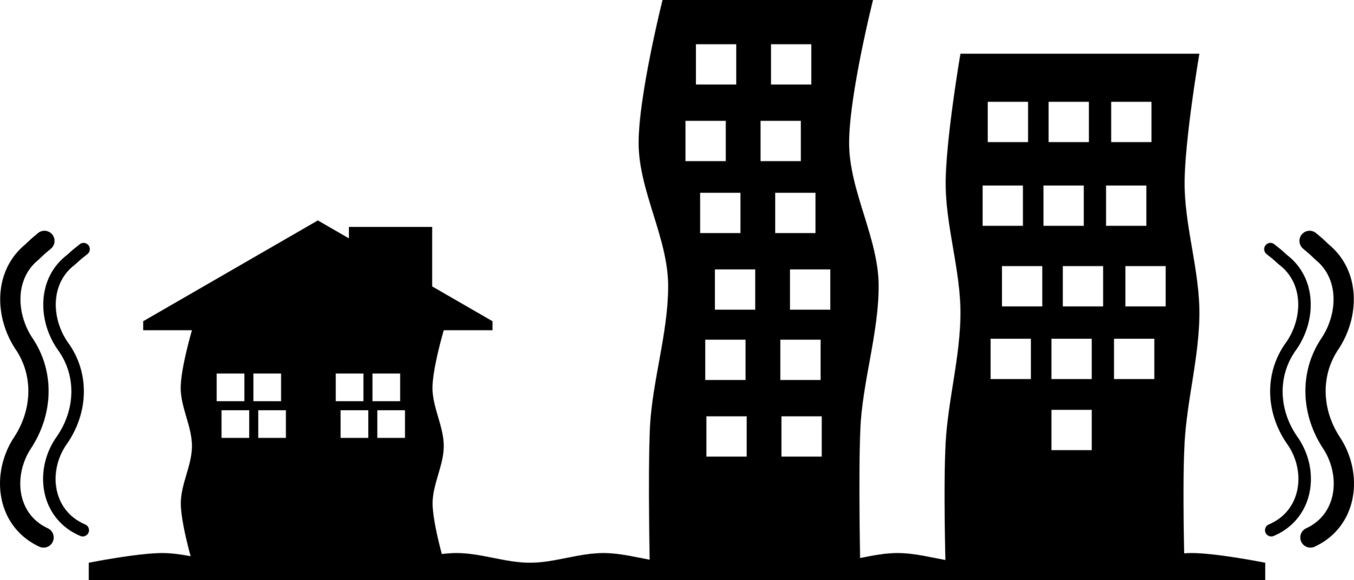 Building City House Was Shaken On Graph Wave Richter Scale Low And High building-city-house-was-shaken-on-graph-wave-richter-scale-low-and-high