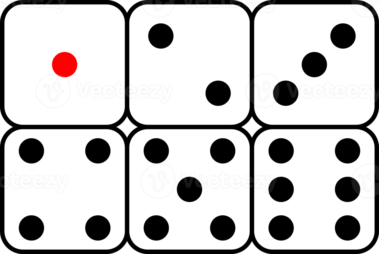 face cube dot of game dice png