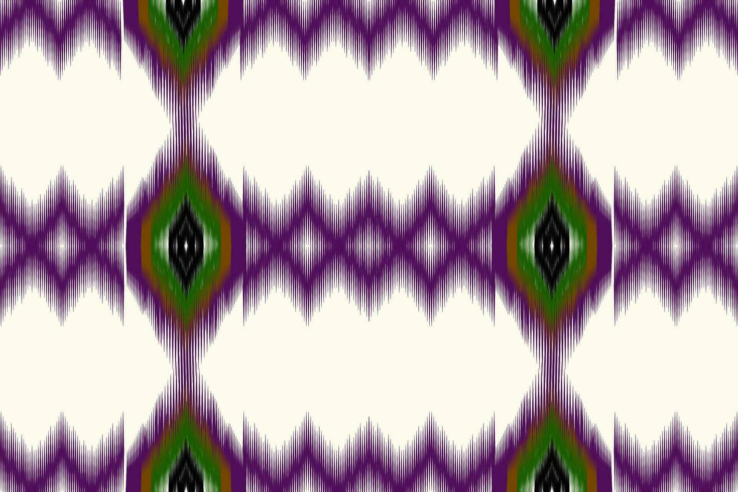 Ikat vector ethnic seamless pattern design. Ikat Aztec fabric carpet ornaments textile decorations wallpaper.