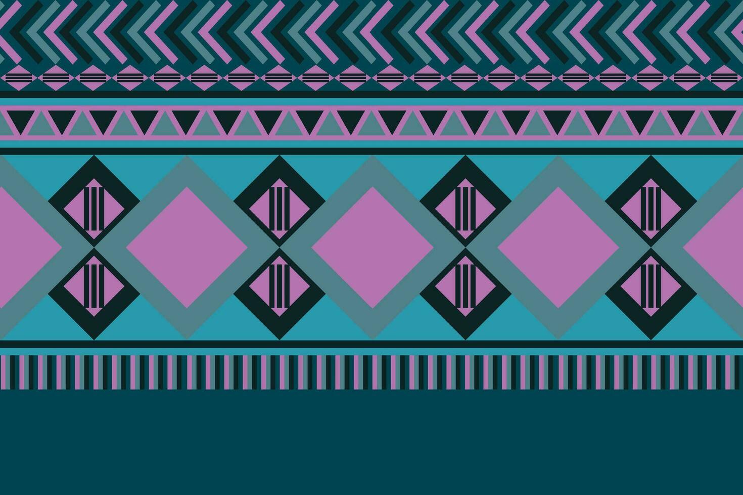 ethnic geometric pattern design for background or wallpaper vector