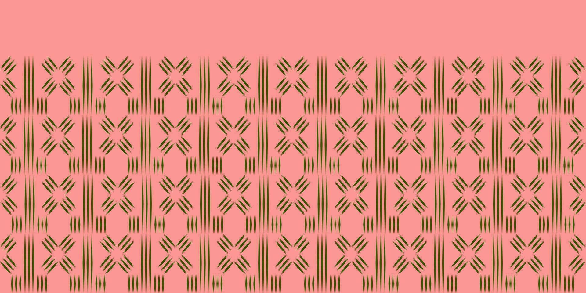 Seamless pattern, traditional ethnic pattern on pink background, Aztec abstract vector illustration
