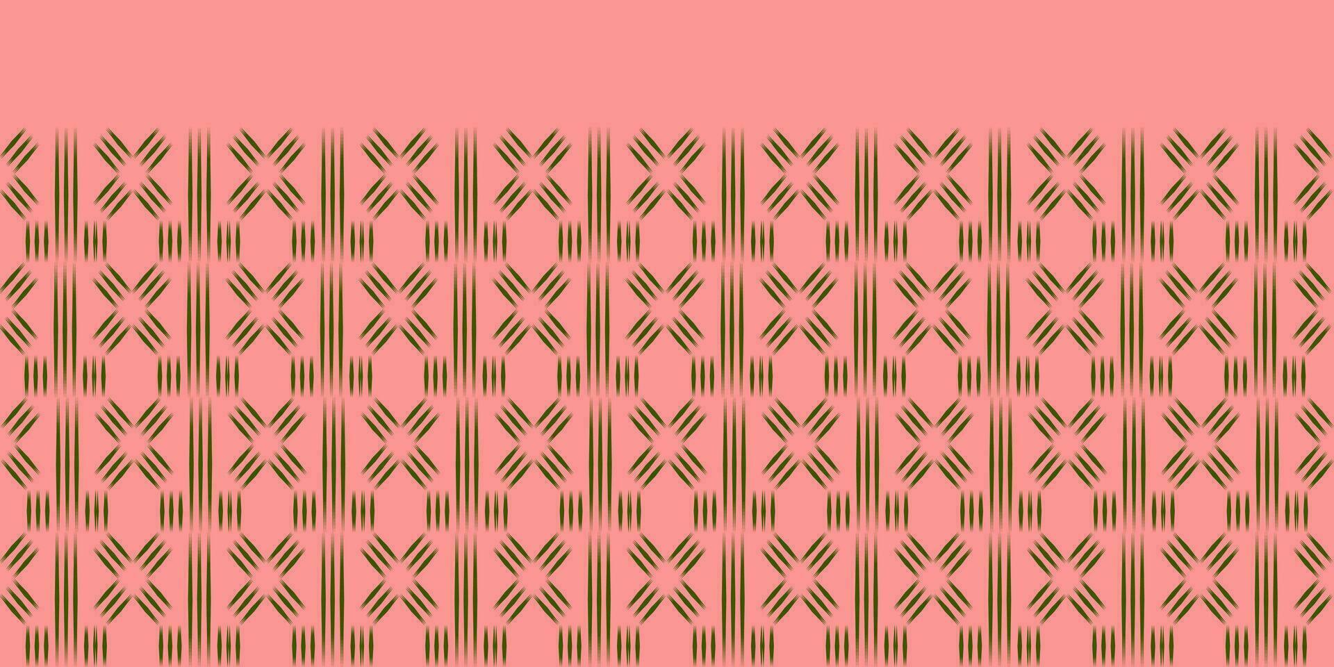 Seamless pattern, traditional ethnic pattern on pink background, Aztec abstract vector illustration