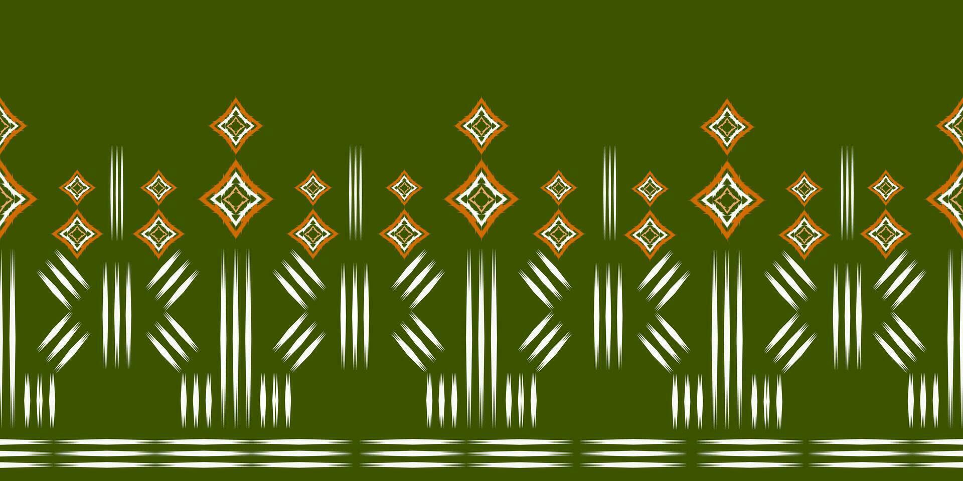 ikat cachemir sin costura patrón, tradicional sin costura patrón, azteca estilo, bordado, abstracto, vector, diseño ilustración para textura, tela, impresión. vector