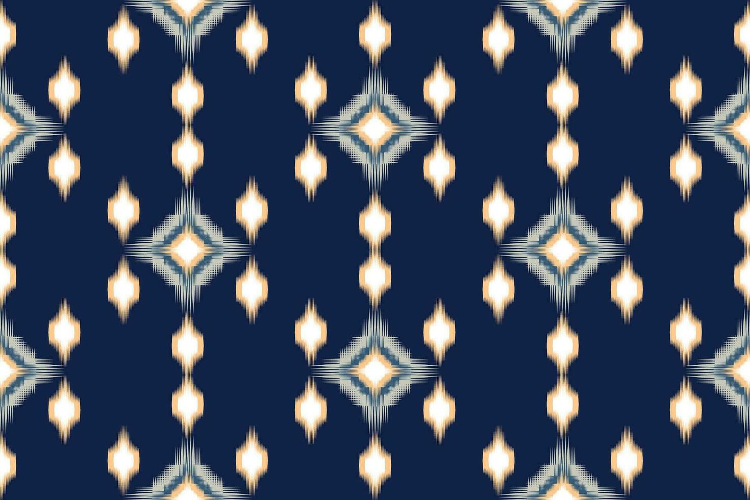 Ikat geometric oriental ethnic pattern design. ikat design for ethnic pattern boho seam fabric textile or native geometric and fabric ikat style vector wallpaper motif Illustrator .