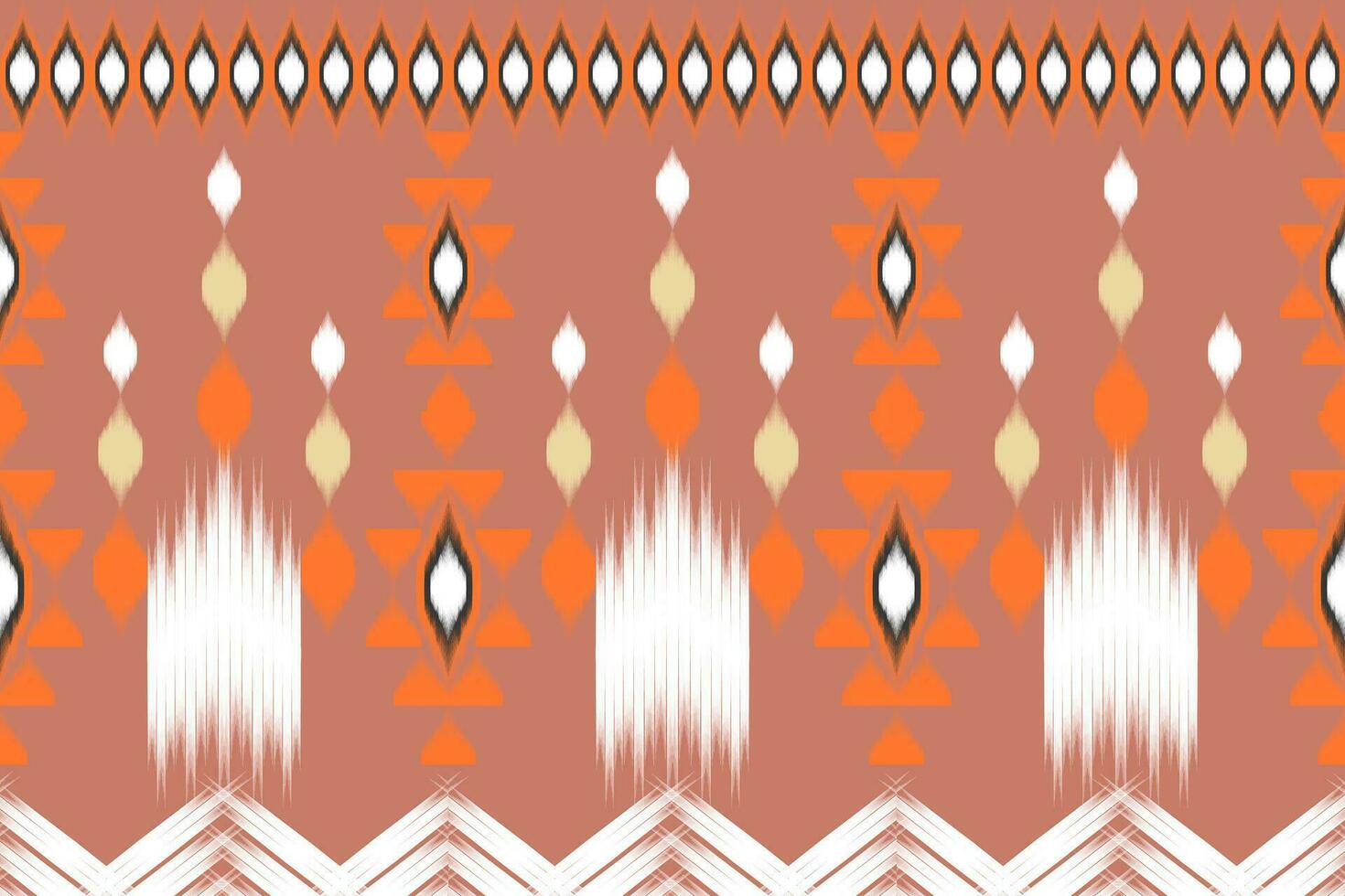 Ikat paisley seamless pattern, traditional seamless pattern, aztec style, embroidery, abstract, vector, design illustration for texture, fabric, print. vector