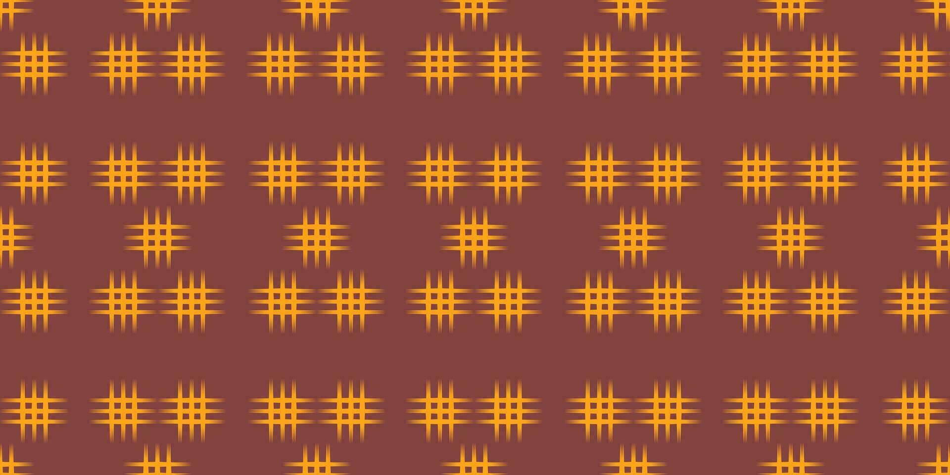 Seamless pattern, traditional ethnic pattern on red background, Aztec abstract vector illustration