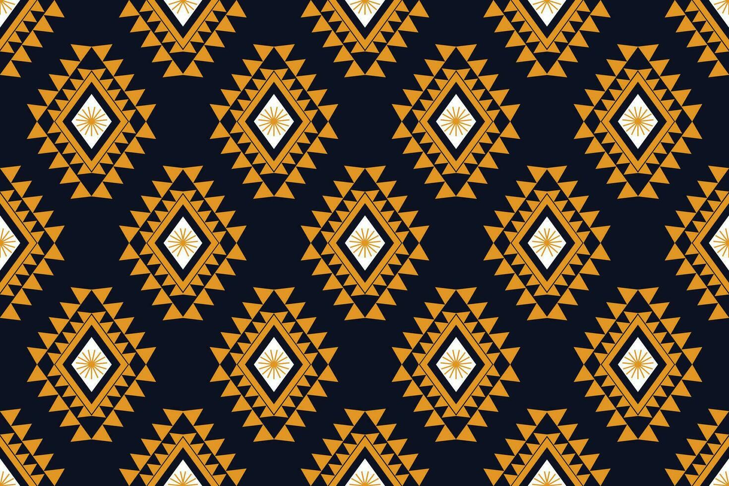 Geometric ethnic oriental seamless pattern thai traditional Design for background, vector
