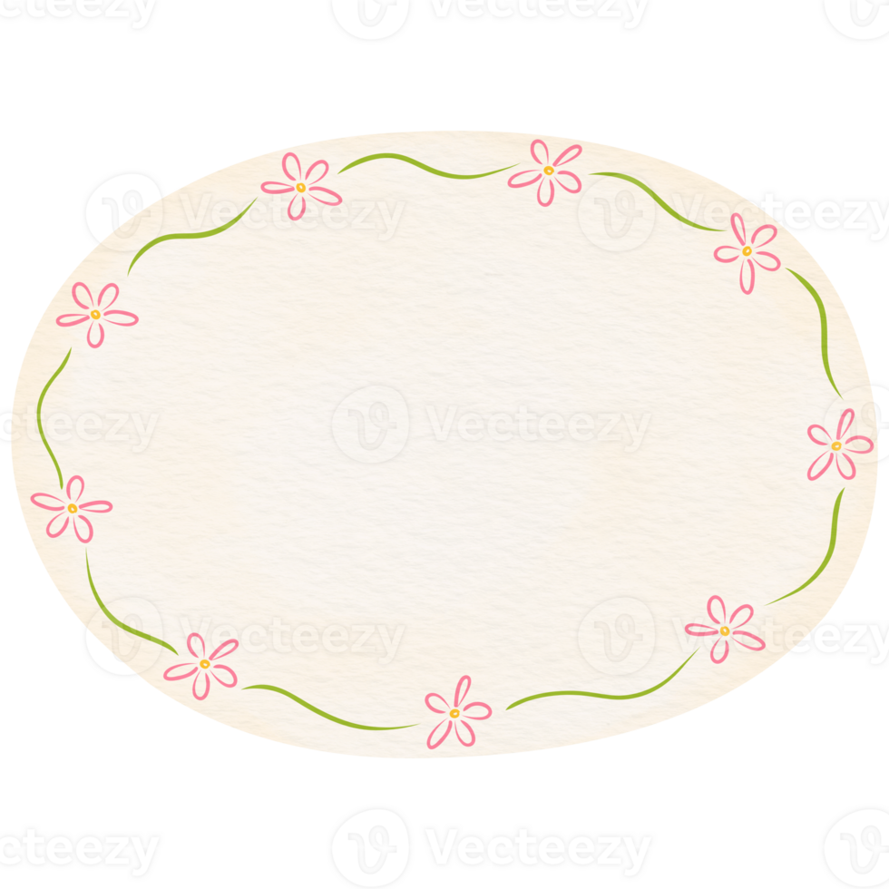 Oval Shape Memo Pad png