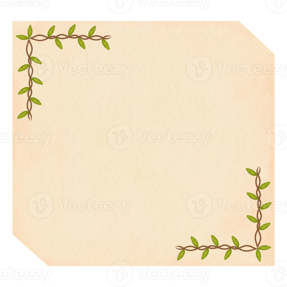 Vine Leaf Memo Pad png