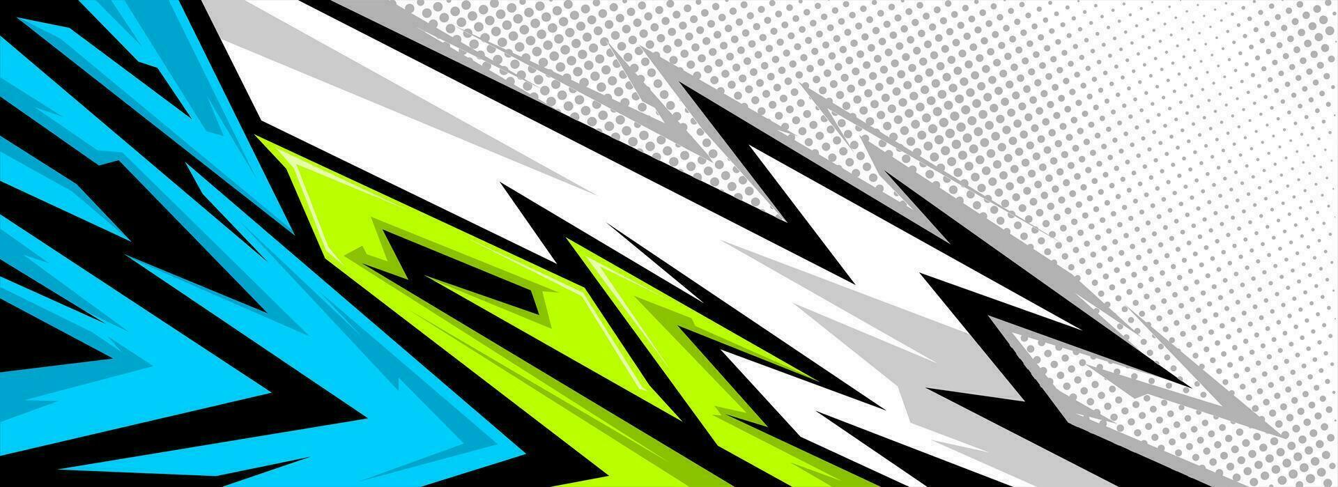 Abstract Car decal design vector. Graphic abstract stripe racing background kit designs for wrap vehicle, race car, rally, adventure and livery vector