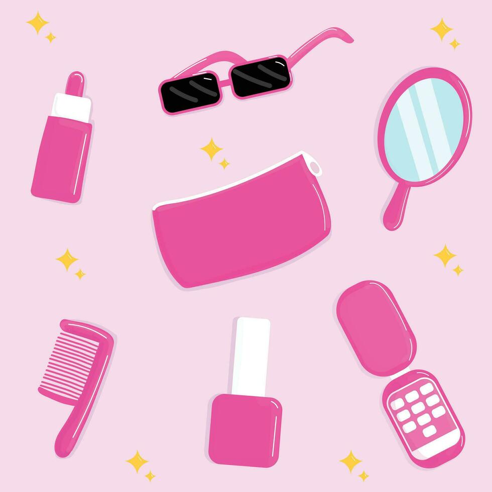 Barbie Elements Set vector