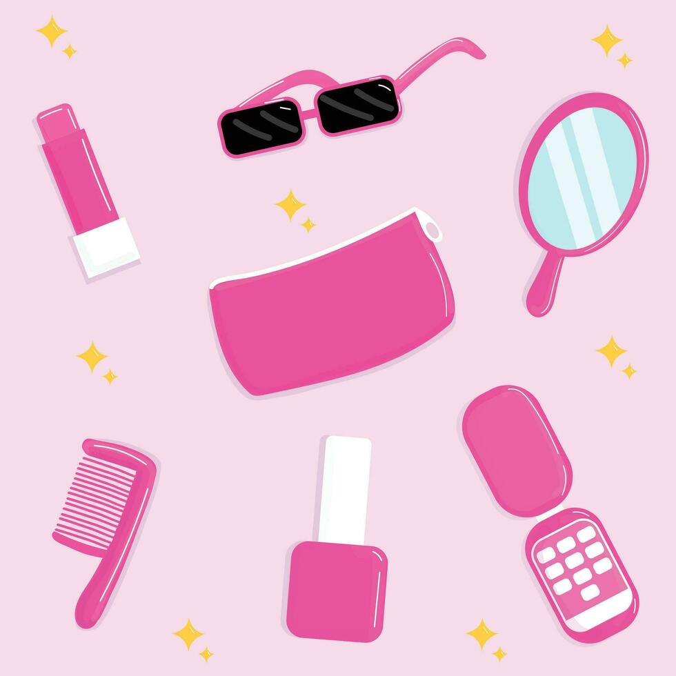 Barbie Element Set vector