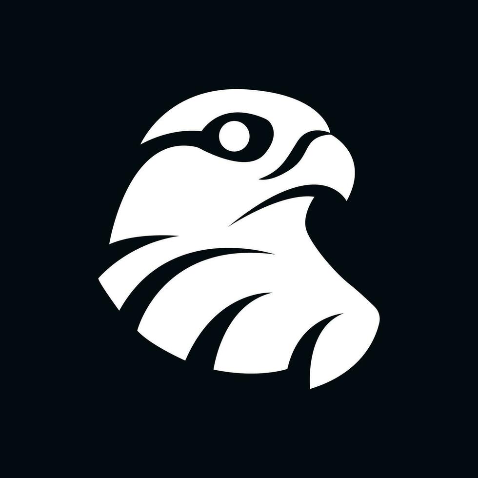 Vector illustration of hawk logo