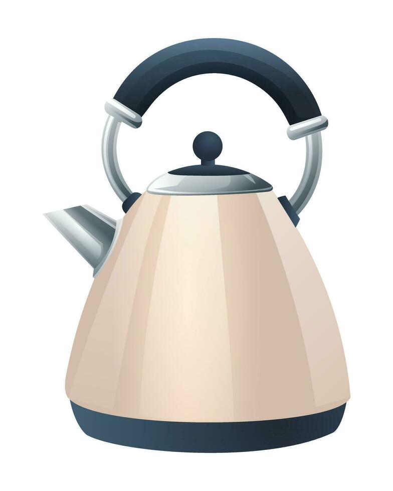 Kettle vector illustration isolated on white background