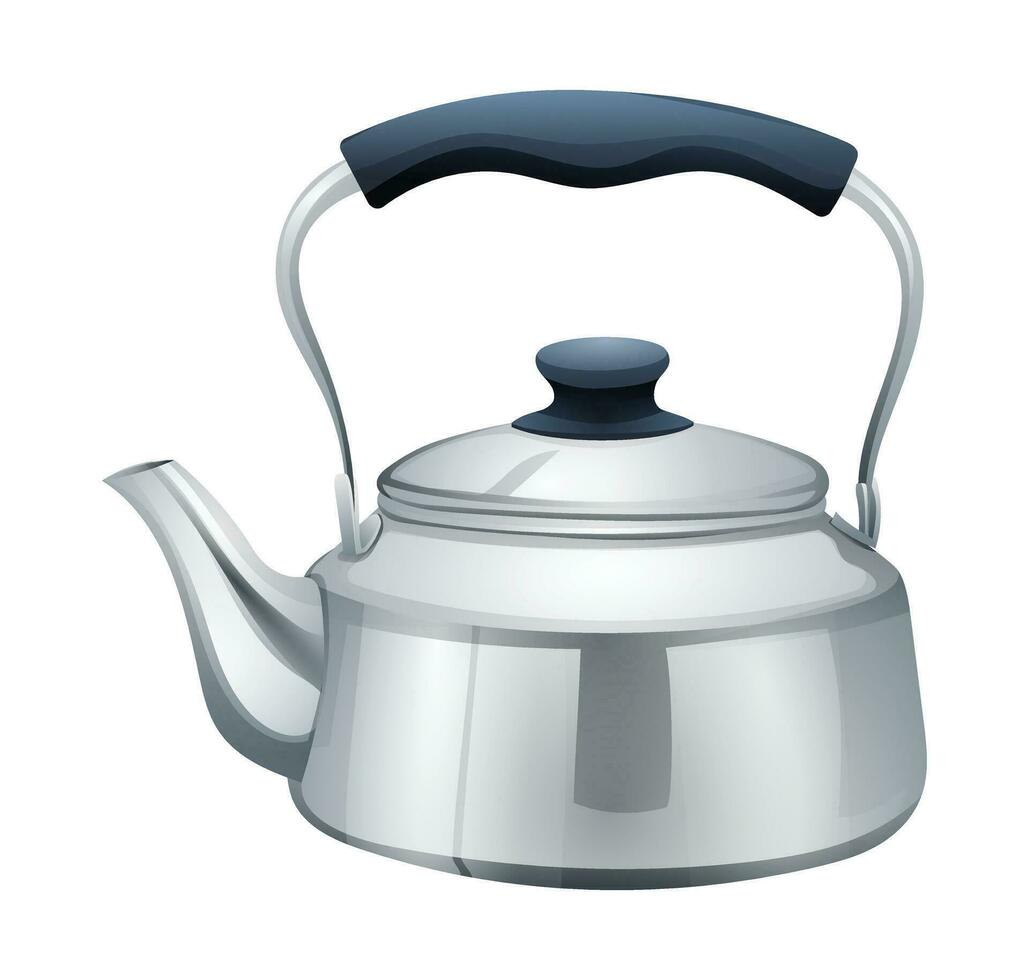 Kettle vector isolated on white background