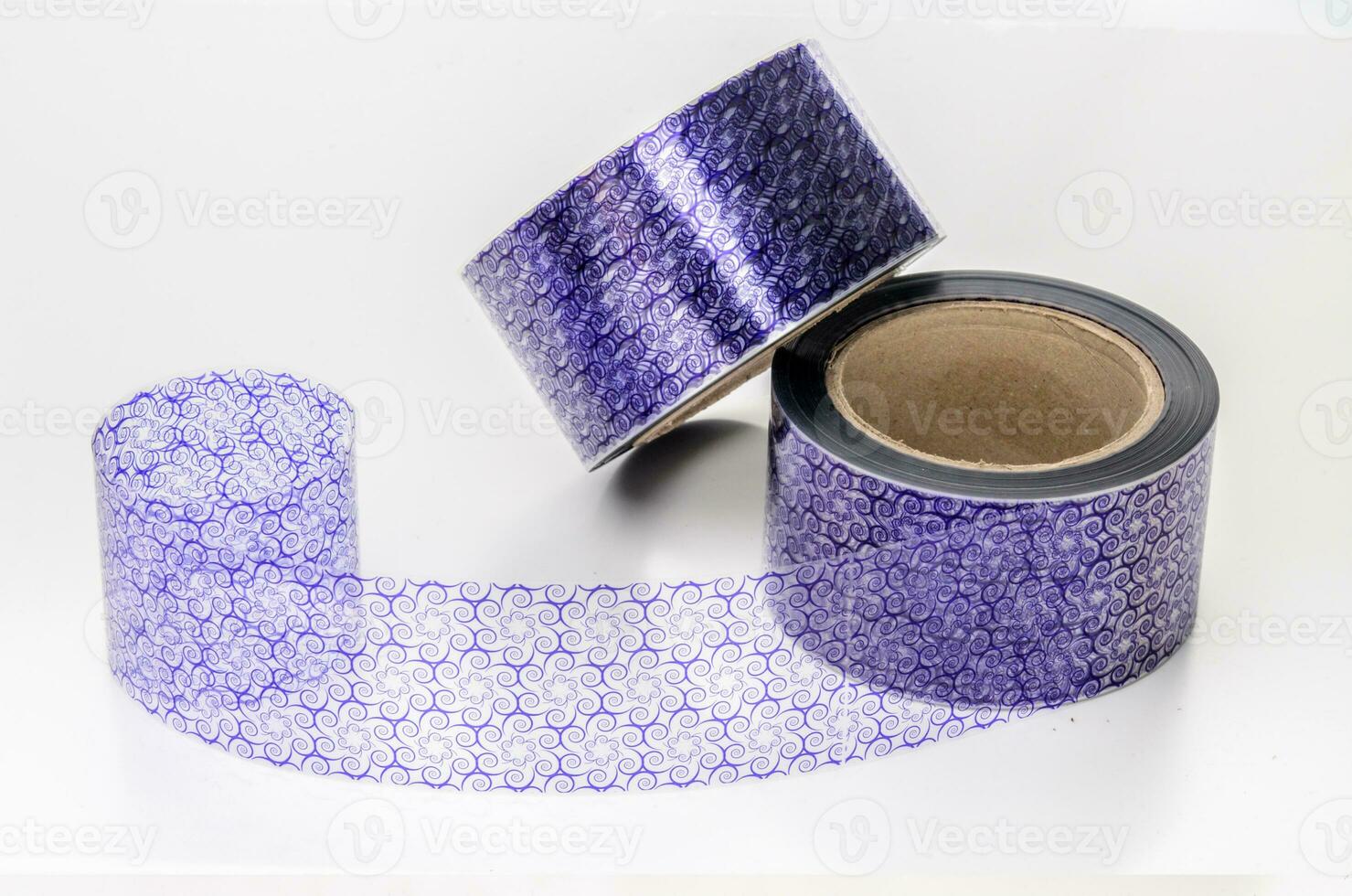 Curb tape deor for cakes with abstract pattern photo