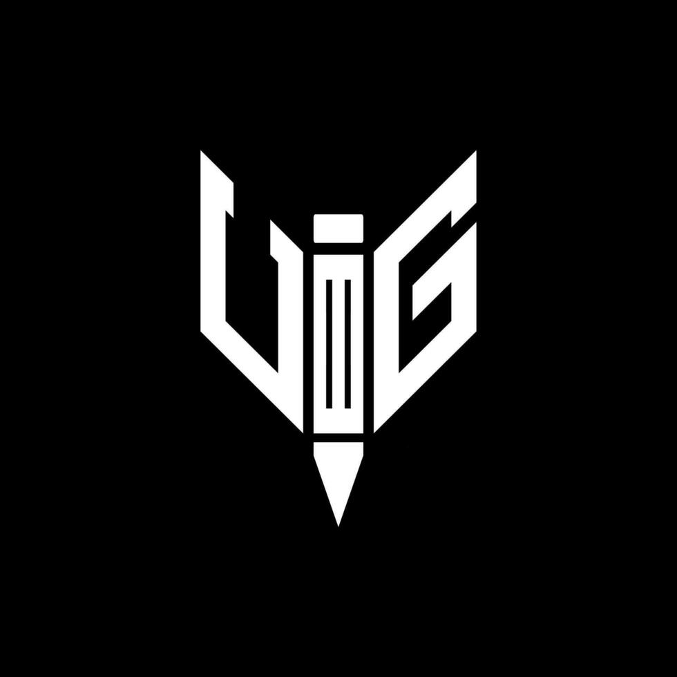 UG letter logo design. UG creative monogram initials letter logo concept. UG Unique modern flat abstract vector letter logo design.