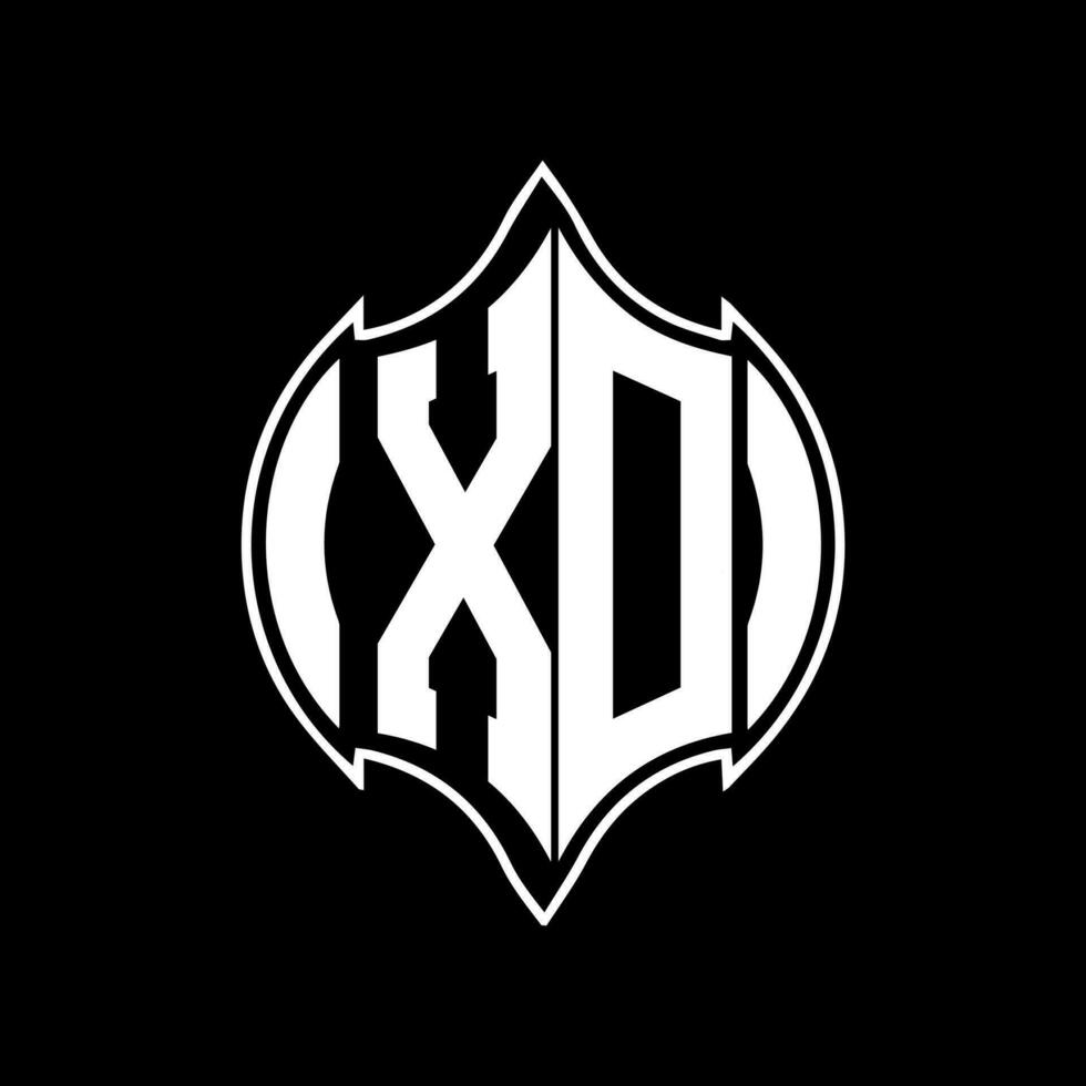XO letter logo design. XO creative monogram initials letter logo concept. XO Unique modern flat abstract vector letter logo design.