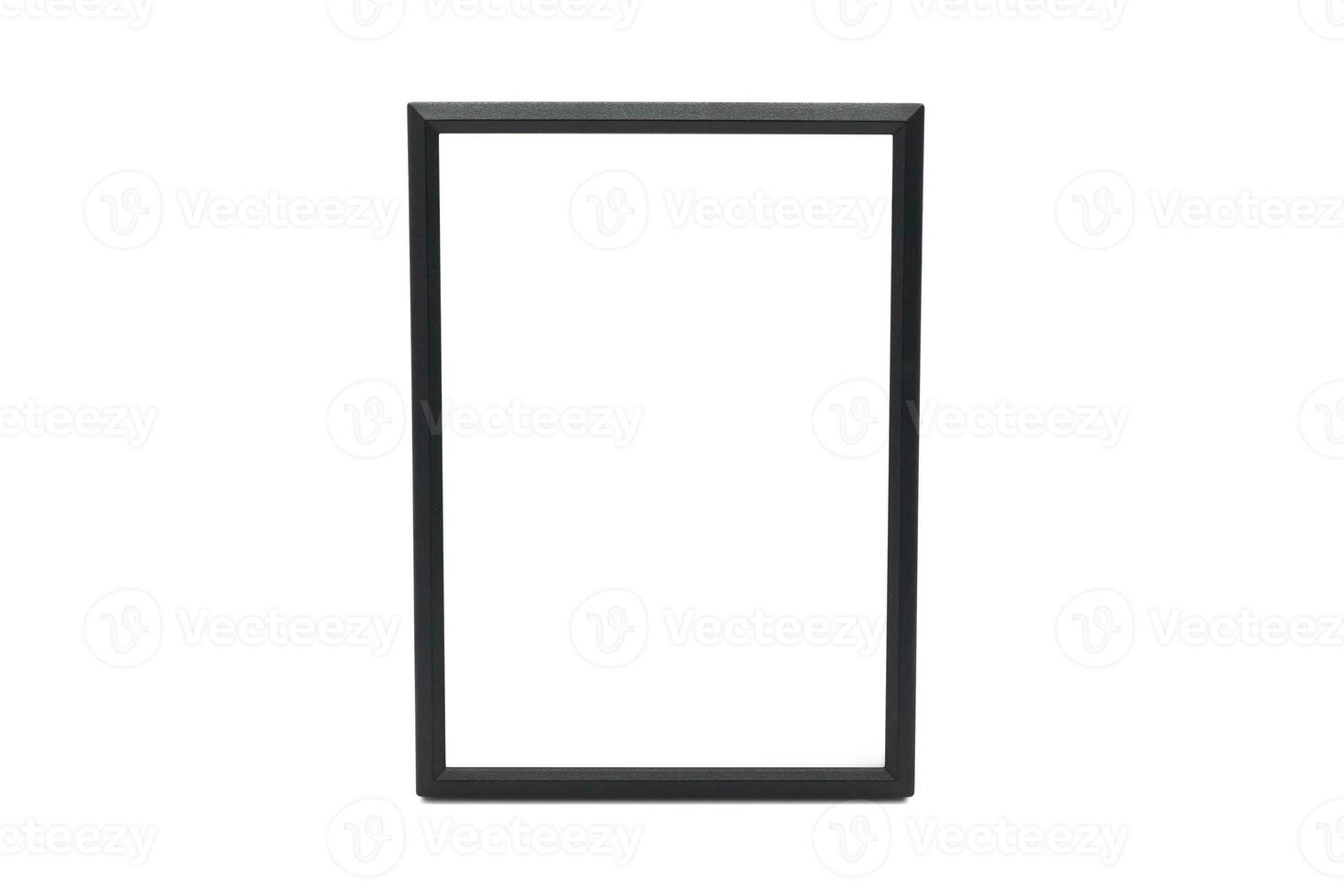 Realistic picture frame isolated on white background. Perfect for your presentations. empty photo frame with copy space isolated. Minimalism style for home decor or business.