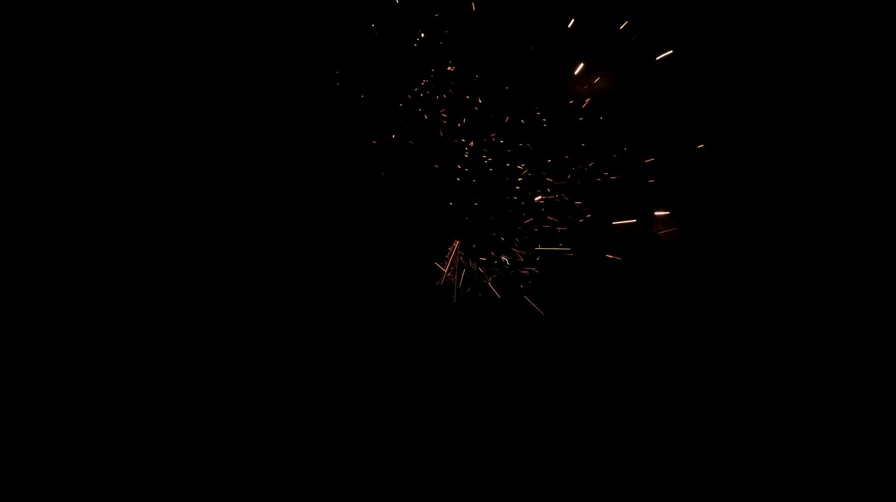 fireworks on a black background photo