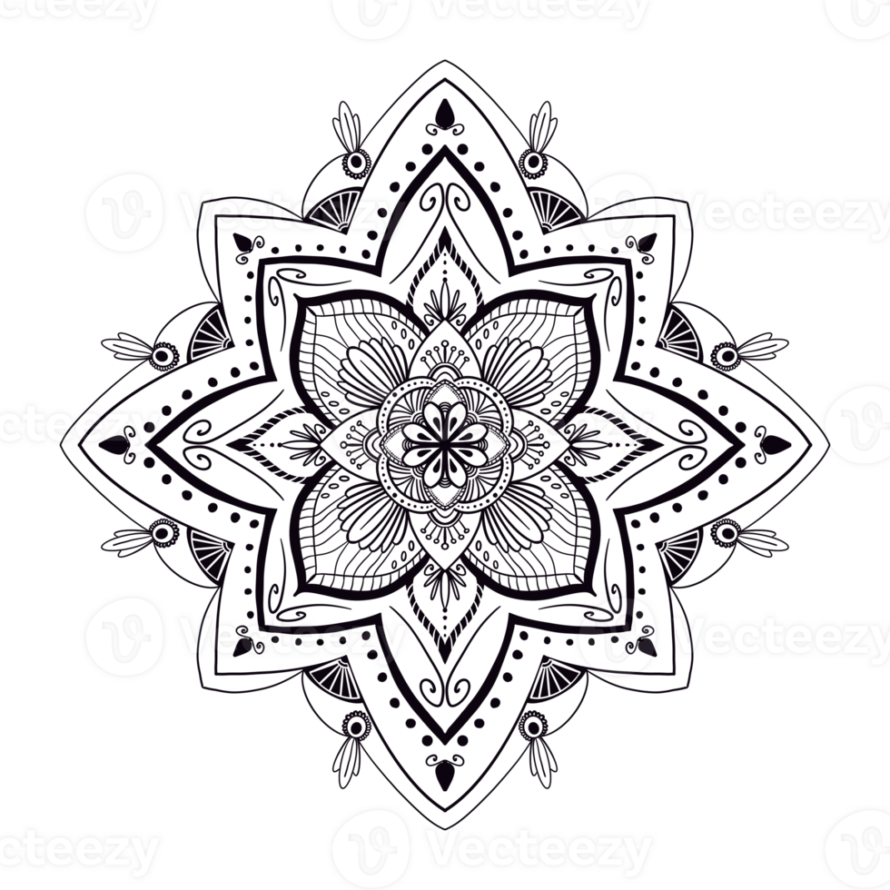 Single Mandala tattoo png