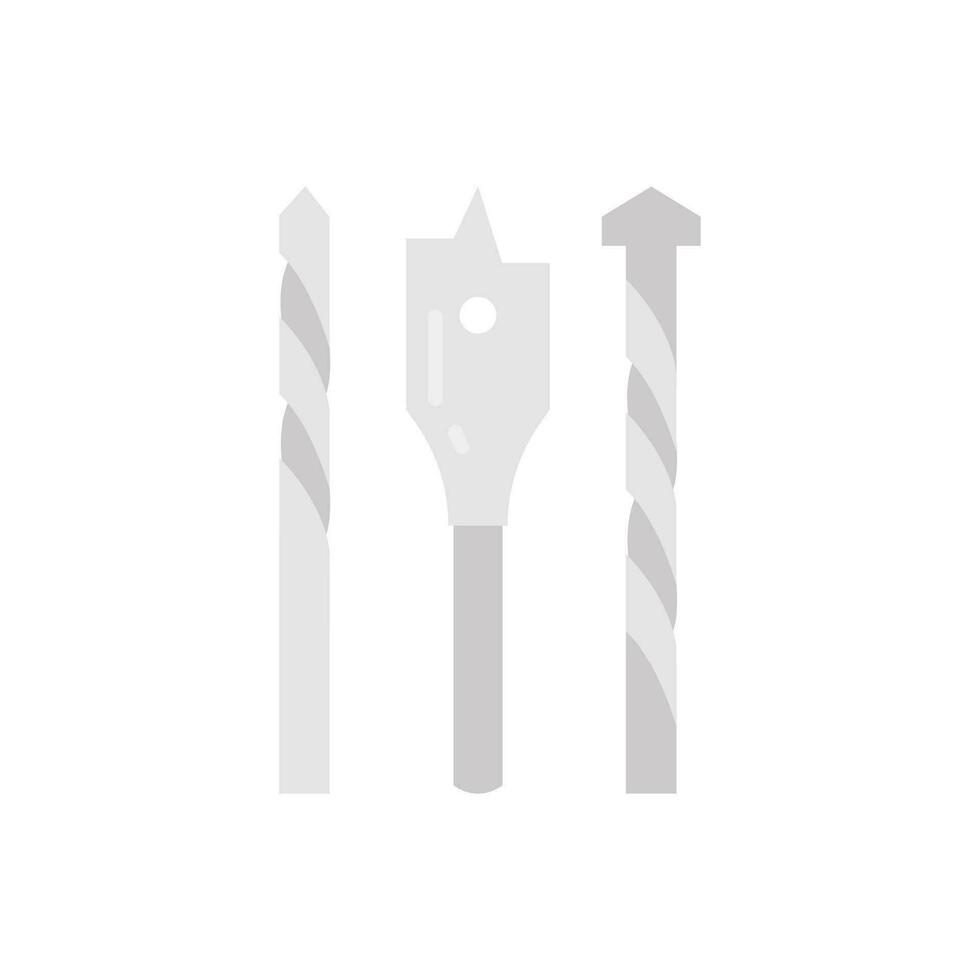 Drill Bits icon in vector. Logotype vector