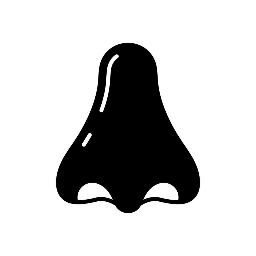 nariz icono en vector. ilustración vector