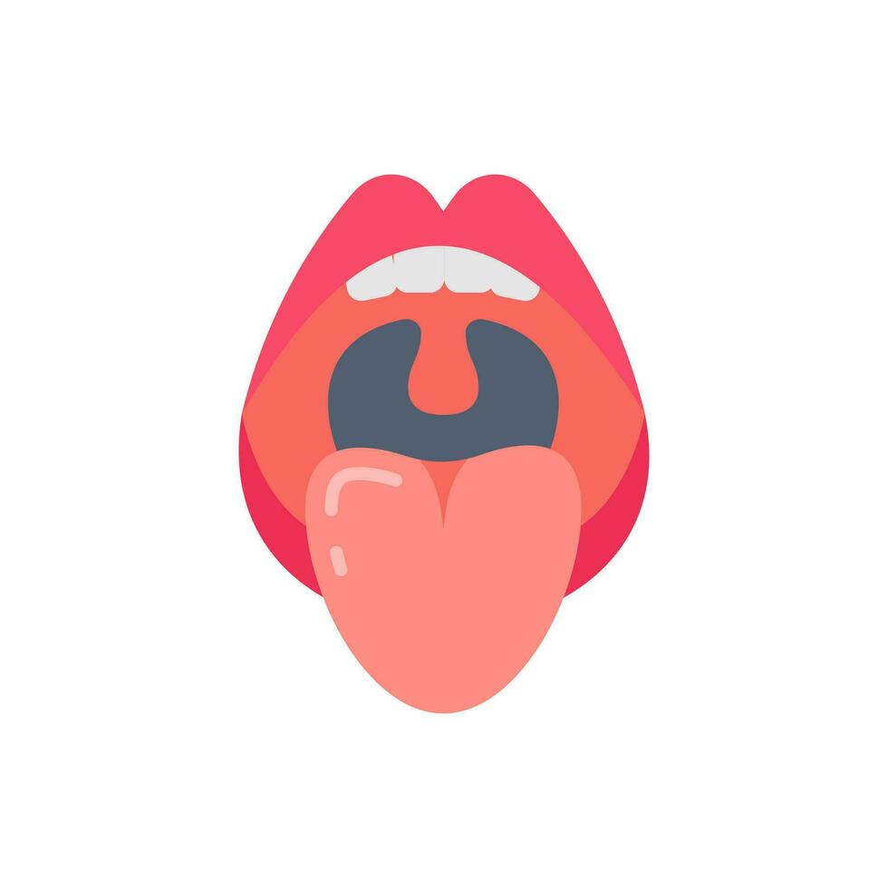 Tonsil icon in vector. Illustration vector
