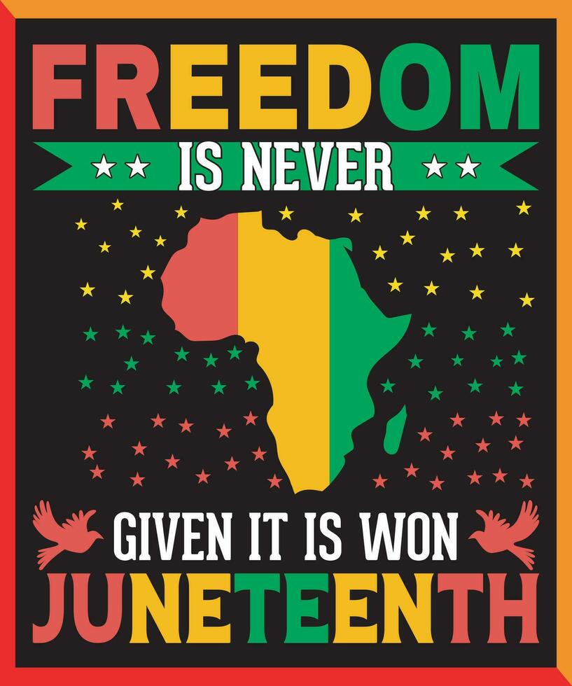 Juneteenth Emancipation Day, Juneteenth Independence Day, juneteenth freedom day vector