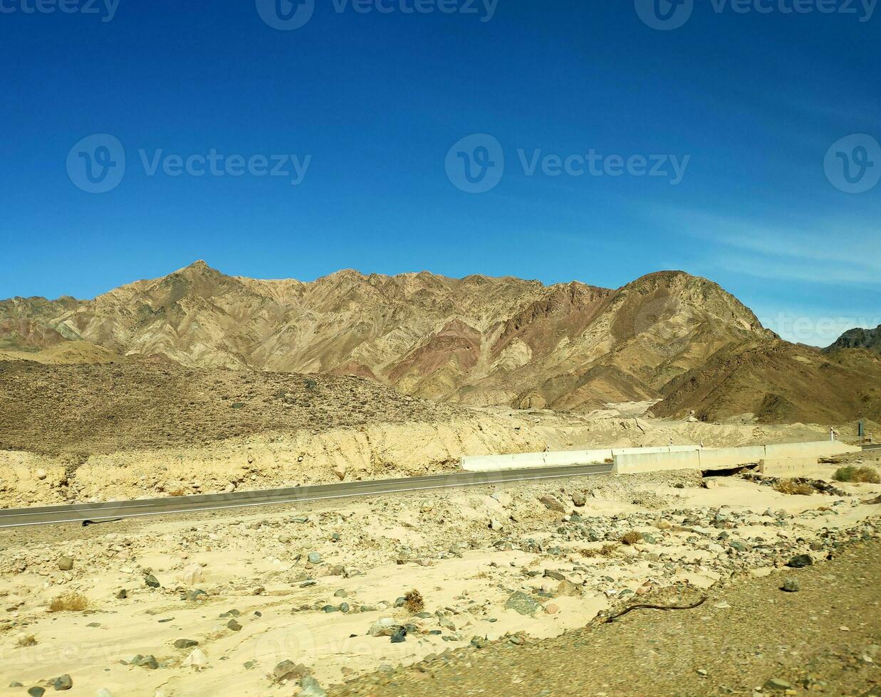 puente en el desierto, sinaí montañas, colinas foto