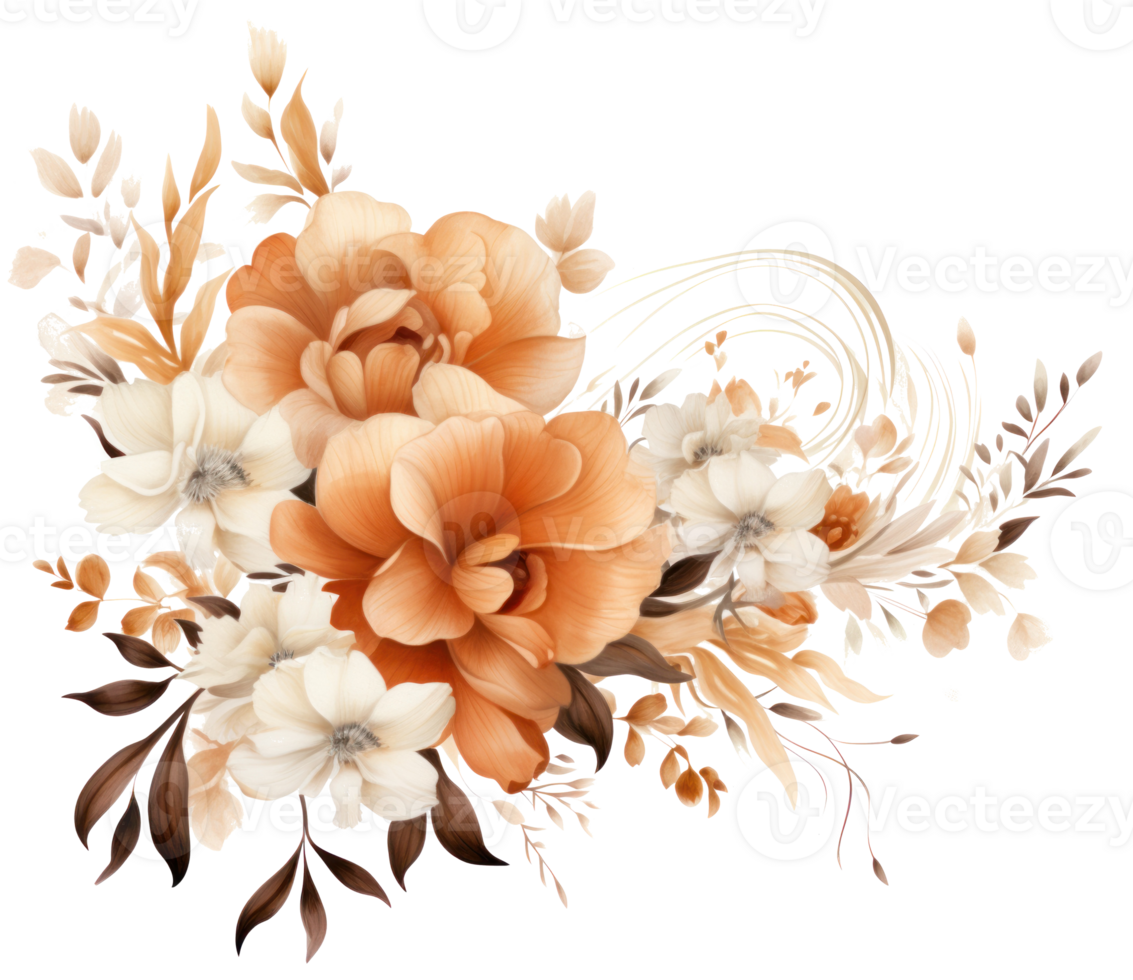 Watercolor floral border crop. png