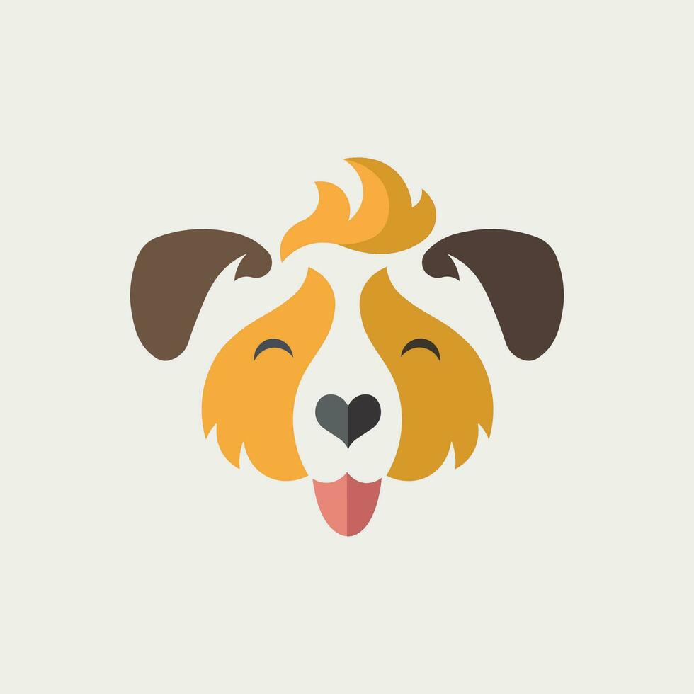 Vector illustration of cute dog