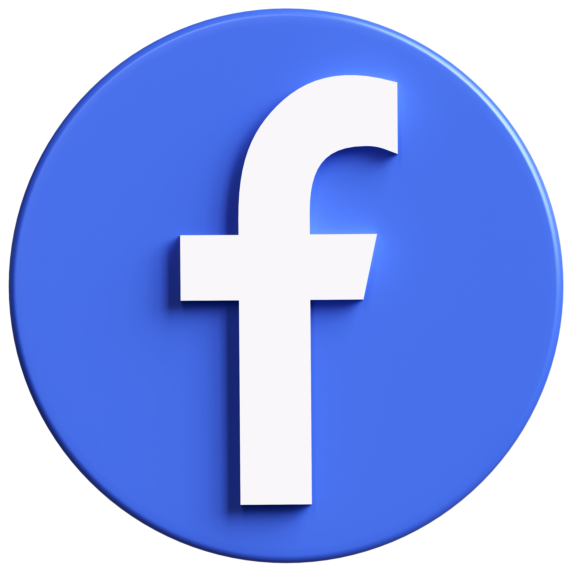 3D Facebook Logo Badge. Facebook is a popular and well known global