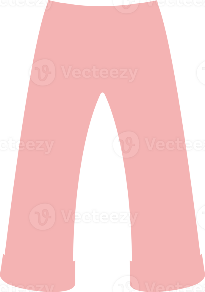 Pants clothing for decoration and design. png