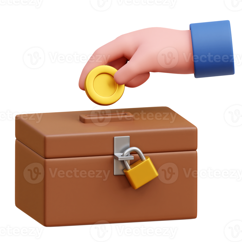 3d Hand Give Charity png