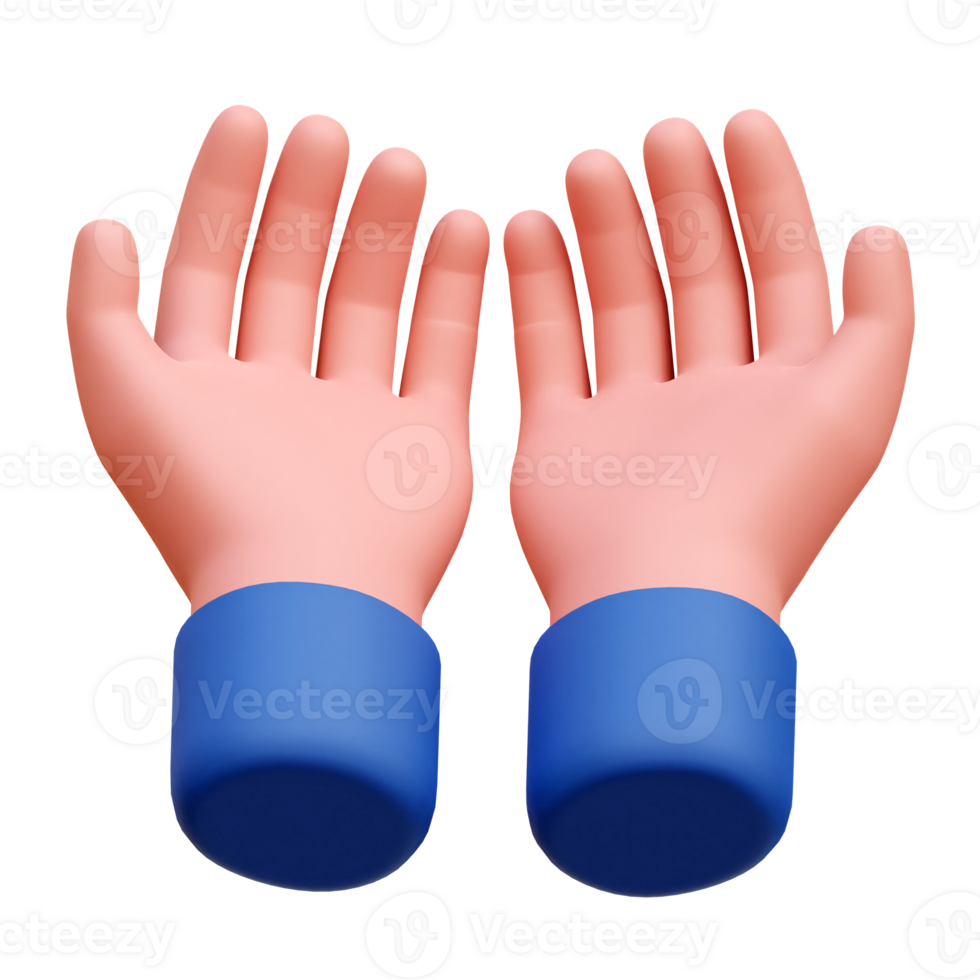 3d Prayer Hand png