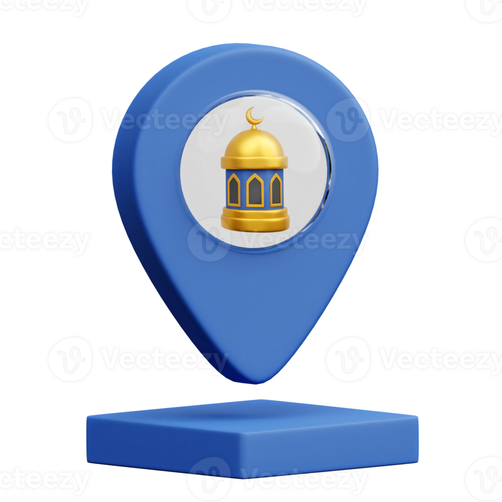 3d Mosque Location png