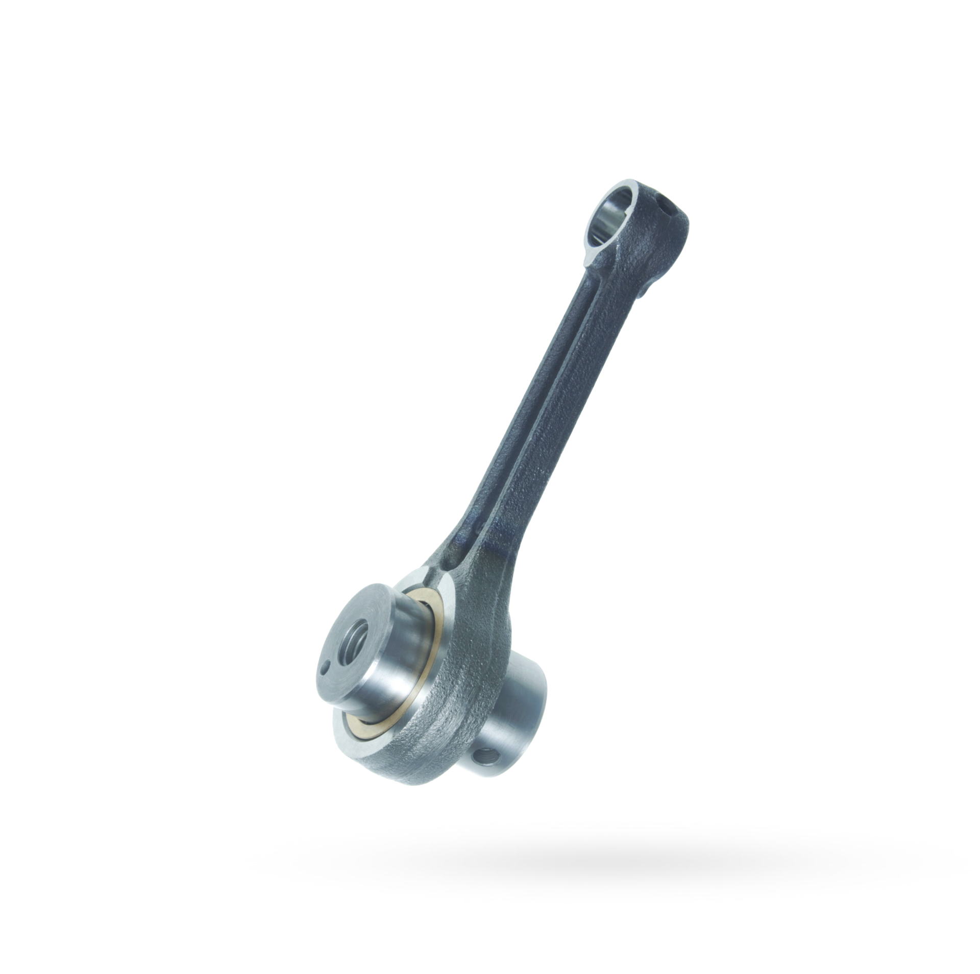 Connecting rods engine spare parts isolated on transparent background