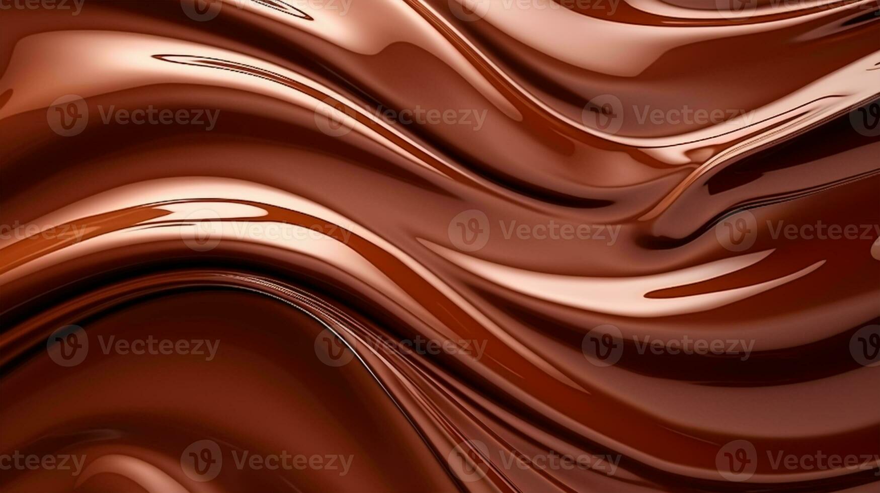 Abstract wavy chocolate background photo