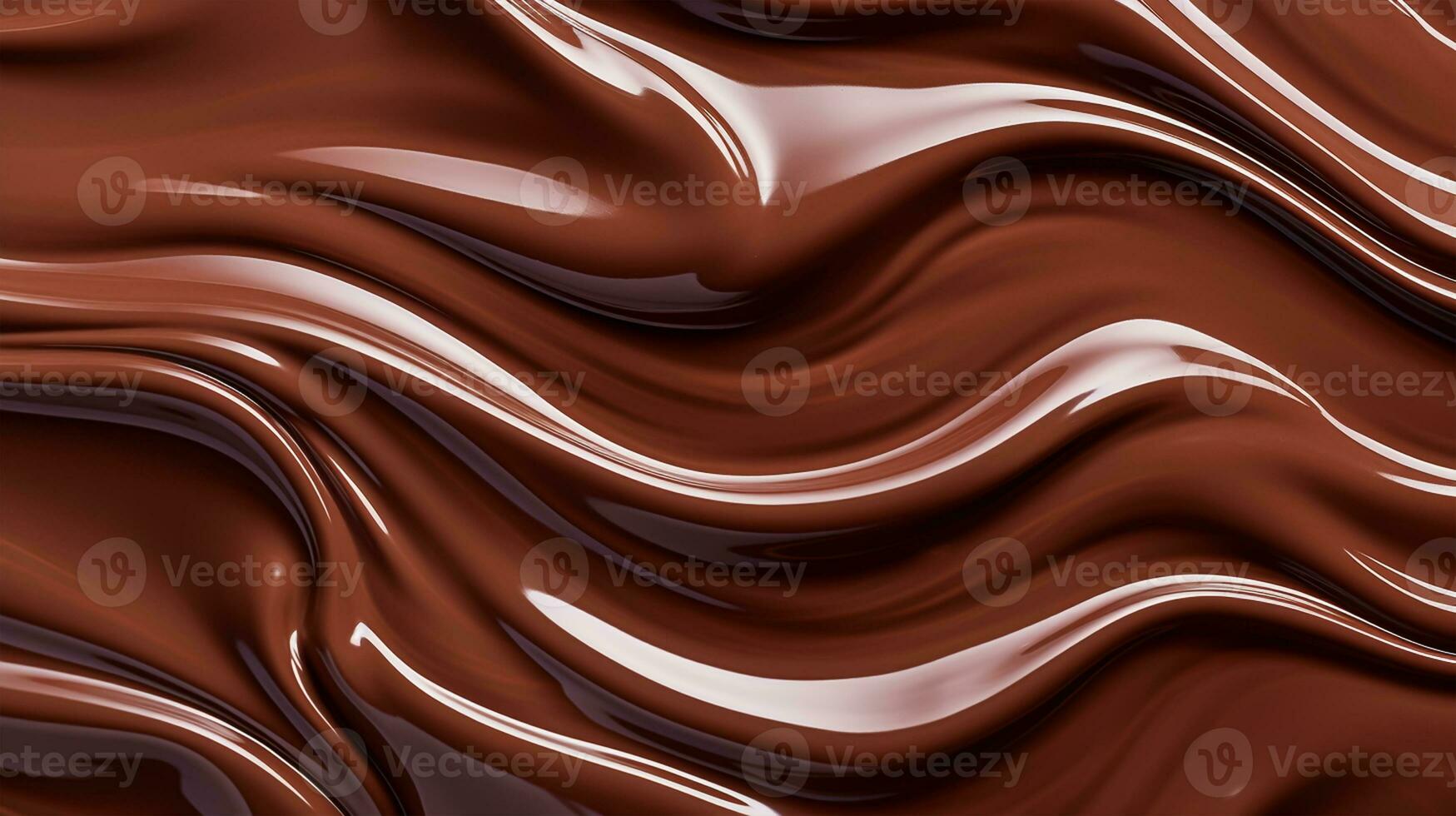 Abstract wavy chocolate background photo